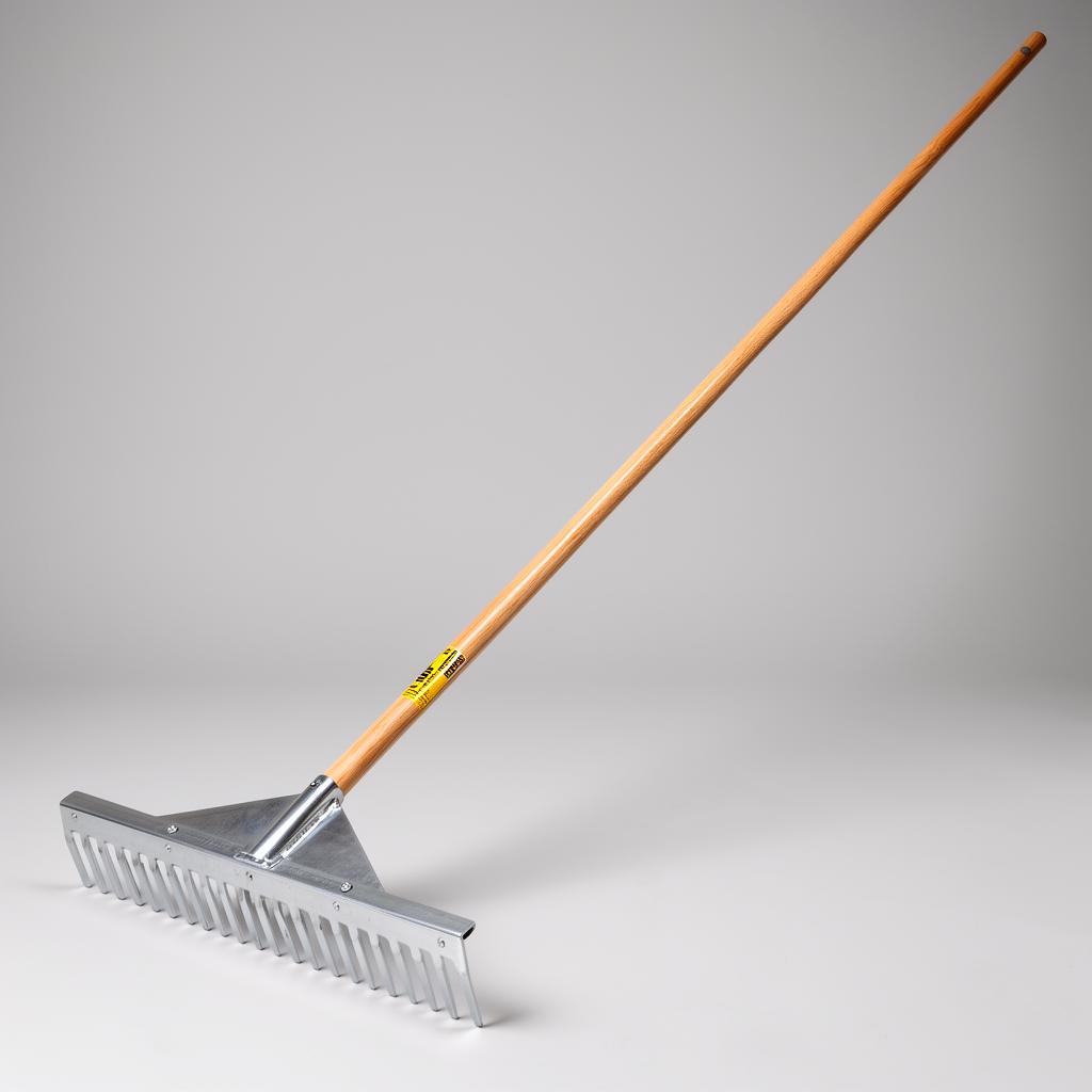 36T Aluminum Landscaping Levelling Rake, 64"