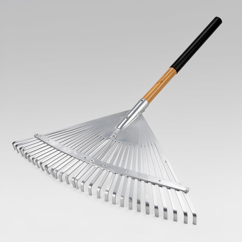 36T PVC Fiberglass Aluminum Landscaping Rake