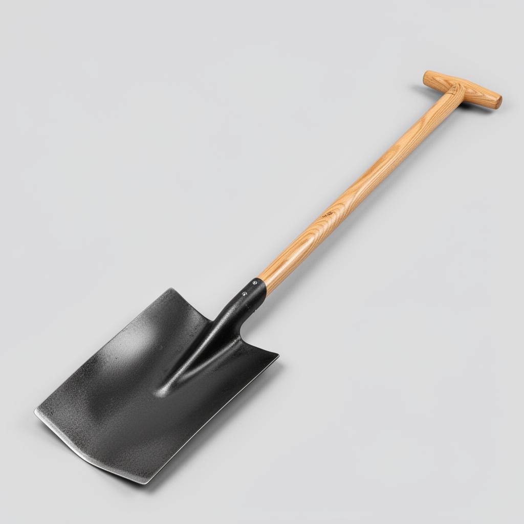 Square Mouth Forged Steel Shovel, 59"