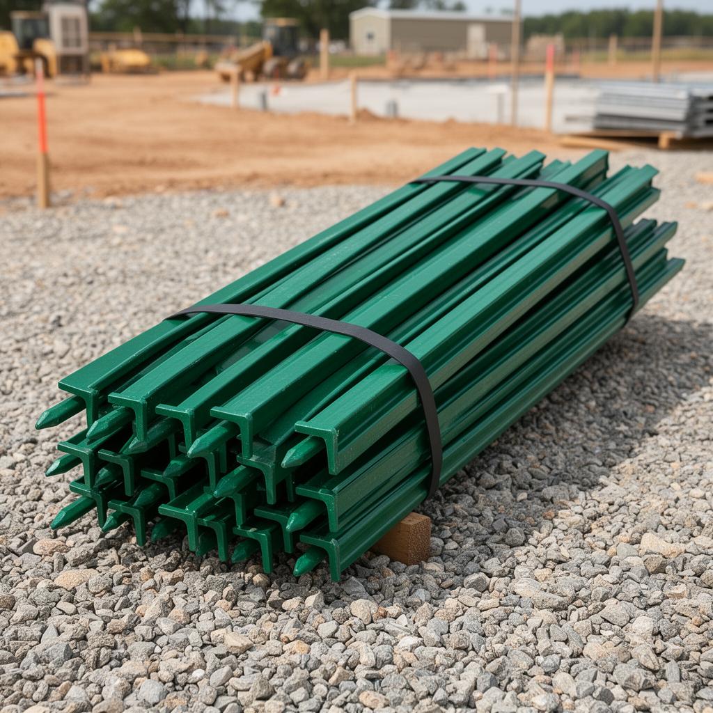 6-Foot Contractor Steel T-Posts, 10-Pack
